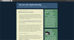 Desktop Screenshot of bigbadboatblog.blogspot.com