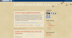 Desktop Screenshot of emprendedoresital8-1.blogspot.com