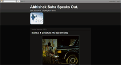 Desktop Screenshot of abhisheksahaspeaksout.blogspot.com