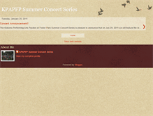 Tablet Screenshot of kpapfpsummerconcertseries.blogspot.com