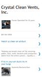 Mobile Screenshot of crystalcleanvents.blogspot.com