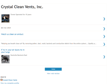 Tablet Screenshot of crystalcleanvents.blogspot.com