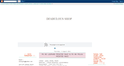 Desktop Screenshot of dfabulousshop.blogspot.com