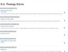 Tablet Screenshot of dutheologyonline.blogspot.com