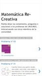 Mobile Screenshot of matematica-re-creativa.blogspot.com