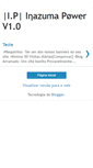 Mobile Screenshot of inazuma-power.blogspot.com