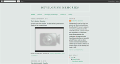 Desktop Screenshot of developingmemoriesportraits.blogspot.com