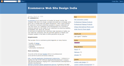 Desktop Screenshot of ecommercewebsitedesign-india.blogspot.com