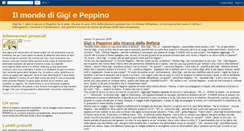 Desktop Screenshot of gigiepeppino.blogspot.com