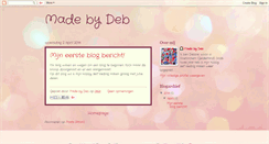 Desktop Screenshot of madebydeb.blogspot.com