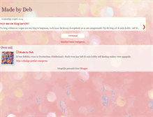 Tablet Screenshot of madebydeb.blogspot.com