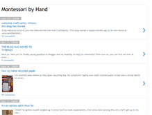 Tablet Screenshot of montessoribyhand.blogspot.com