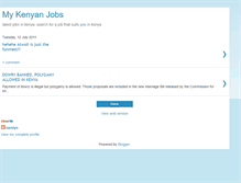 Tablet Screenshot of mykenyanjobs.blogspot.com