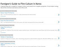 Tablet Screenshot of cinephileforeignerinkorea.blogspot.com