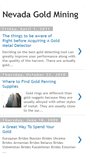 Mobile Screenshot of nevadagoldmining.blogspot.com