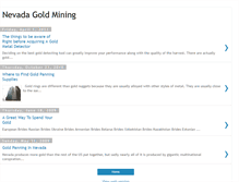 Tablet Screenshot of nevadagoldmining.blogspot.com