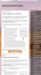 Mobile Screenshot of buzymomrecipes.blogspot.com
