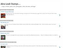 Tablet Screenshot of abraleahstamps.blogspot.com