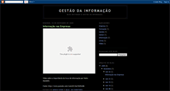Desktop Screenshot of informacaoparasuagestao.blogspot.com