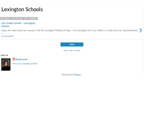 Tablet Screenshot of lexingtonschools.blogspot.com