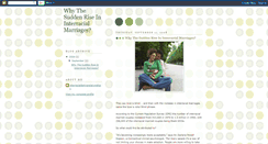 Desktop Screenshot of interracialdatingrelationships.blogspot.com