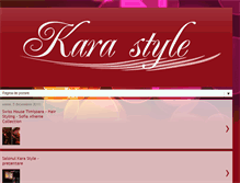Tablet Screenshot of karastyle.blogspot.com