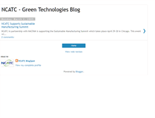 Tablet Screenshot of ncatc-green.blogspot.com