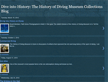 Tablet Screenshot of historyofdivingmuseum.blogspot.com