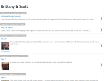 Tablet Screenshot of brittany-and-scott.blogspot.com