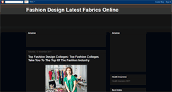 Desktop Screenshot of fashiondesign5671.blogspot.com