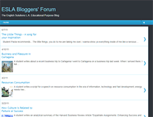 Tablet Screenshot of eslabloggers.blogspot.com