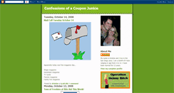 Desktop Screenshot of confessionsofacouponjunkie.blogspot.com