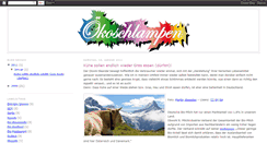 Desktop Screenshot of oekoschlampen.blogspot.com