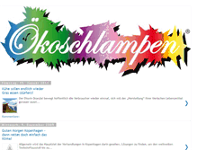 Tablet Screenshot of oekoschlampen.blogspot.com