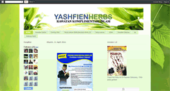 Desktop Screenshot of herbs-yashfien.blogspot.com