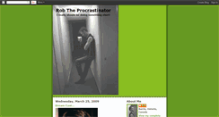 Desktop Screenshot of procrastinatorrob.blogspot.com