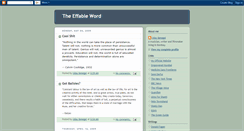 Desktop Screenshot of effableword.blogspot.com