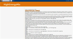 Desktop Screenshot of highenergymix.blogspot.com