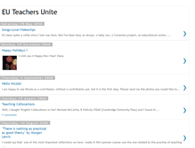 Tablet Screenshot of eu-teachers-unite.blogspot.com