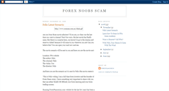 Desktop Screenshot of forexnoobsscam.blogspot.com