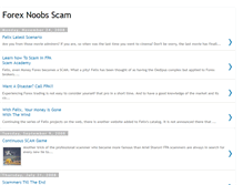 Tablet Screenshot of forexnoobsscam.blogspot.com