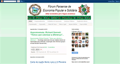 Desktop Screenshot of forumparaensedeecosol.blogspot.com