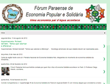 Tablet Screenshot of forumparaensedeecosol.blogspot.com