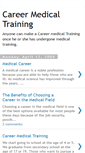 Mobile Screenshot of career-medical-training.blogspot.com