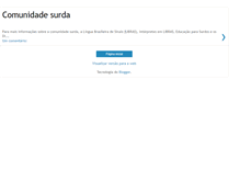 Tablet Screenshot of comunidadesurda.blogspot.com