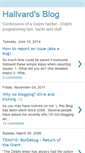 Mobile Screenshot of hallvards.blogspot.com