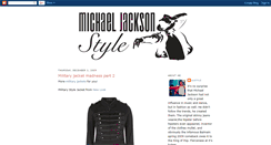 Desktop Screenshot of michaeljacksonstyle.blogspot.com