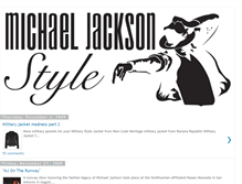 Tablet Screenshot of michaeljacksonstyle.blogspot.com