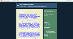 Desktop Screenshot of amigosedexlaflorida2009.blogspot.com