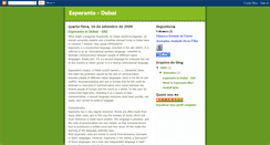 Desktop Screenshot of esperantodubai.blogspot.com